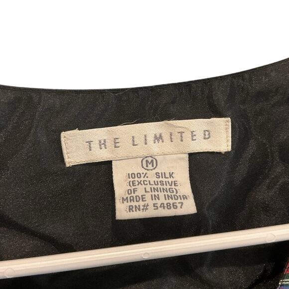 Vintage The Limited Womens Silk Patchwork Vest Size Medium Plaid Y2K Grunge Prep - Picture 2 of 6